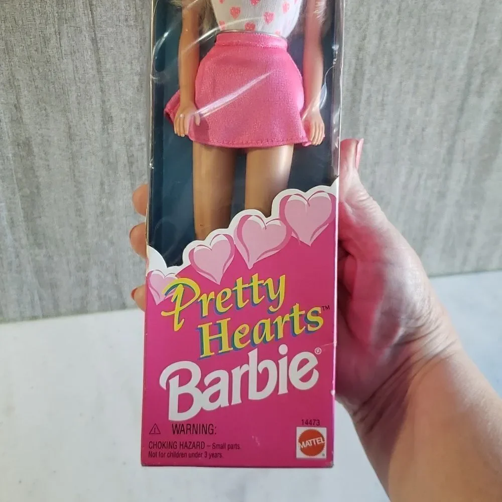Vintage 1995 Mattel Pretty Hearts Barbie New in Original Sealed Box